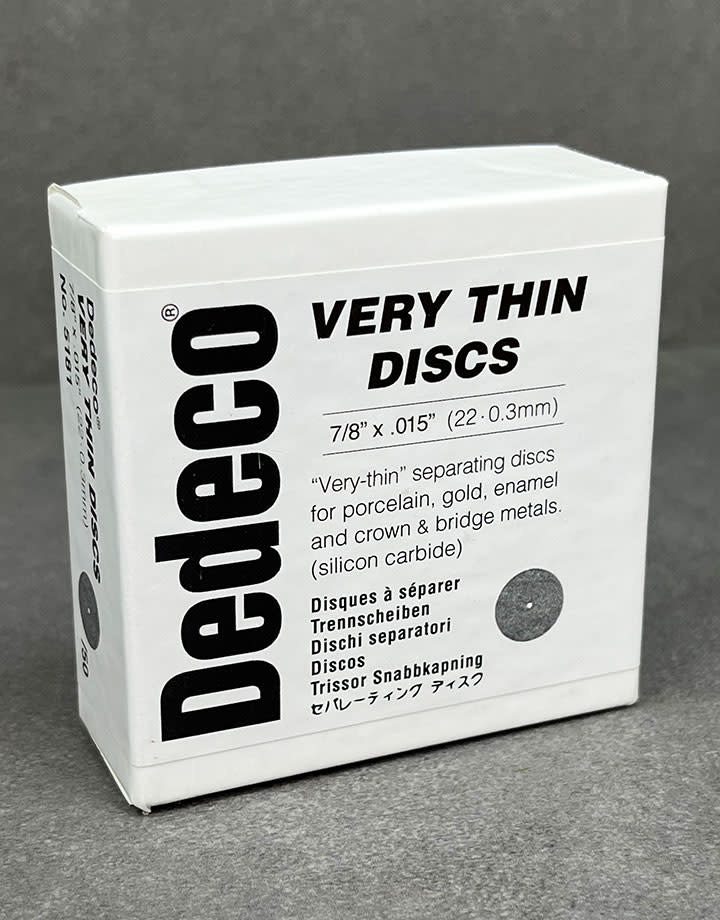 Dedeco ST5181  = Separating Discs Silicon Carbide  7/8" x .015" (Pkg/50)