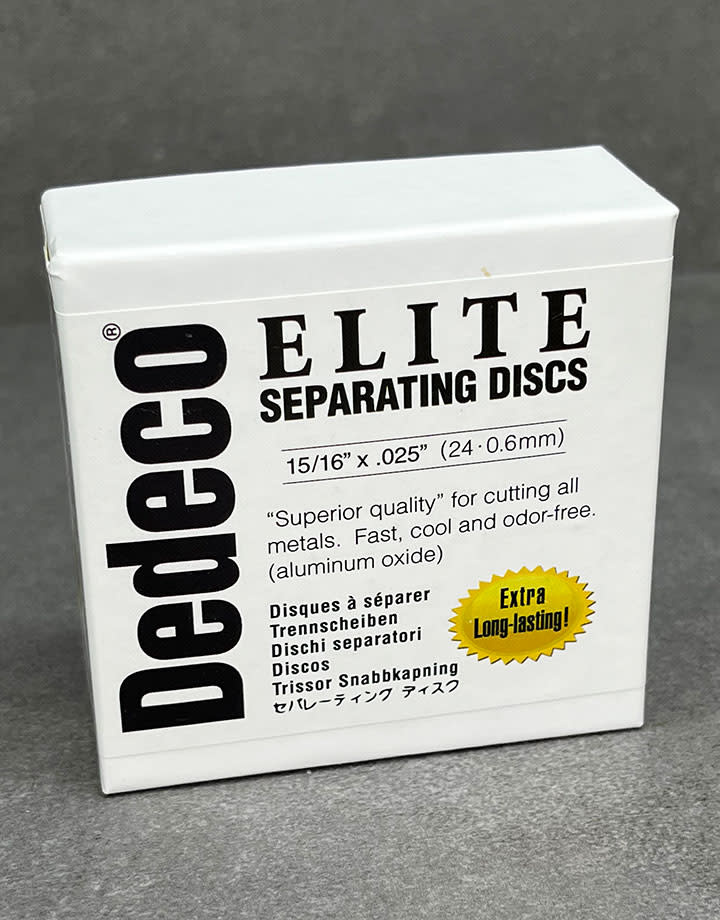 Dedeco ST5508 = Elite Separating Discs Aluminum Oxide 15/16" x .025" (Pkg/100)