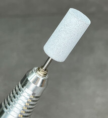 Dedeco ST9334 = White Coarse Cylinder 15/16" x 1/2"  (Pkg/10)