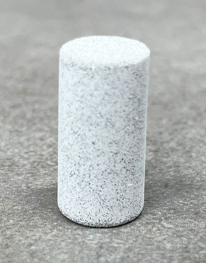 Dedeco ST9334 = White Coarse Cylinder 15/16" x 1/2"  (Pkg/10)