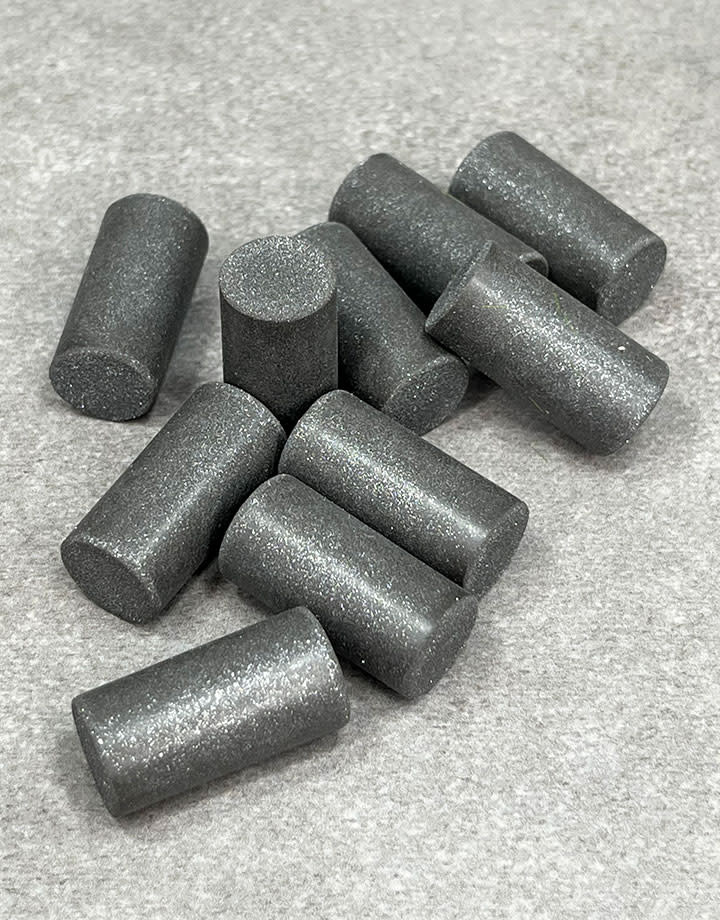Dedeco ST9344 = Black Medium Cylinder 15/16" x 1/2"  (Pkg/10)