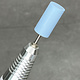 Dedeco ST9354 = Blue Fine Cylinder 15/16" x 1/2"  (Pkg/10)