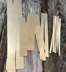 BS16 Red Brass Strips 16ga (Choose Size)