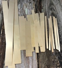 BS18 Red Brass Strips 18ga (Choose Size)