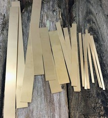 BS20 Red Brass Strips 20ga (Choose Size)