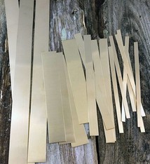 BS22 Red Brass Strips 22ga (Choose Size)