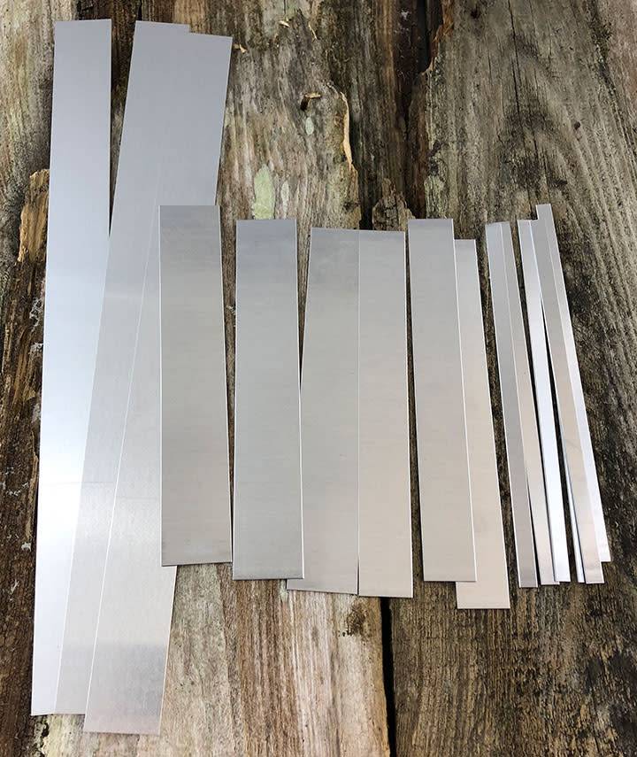 AS20 Aluminum Strips 20ga (Choose Size)