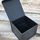 DBX4252 = Deluxe Magnetic Black/Silver Watch Box 4'' x 4'' x 2-1/4'' (Each)