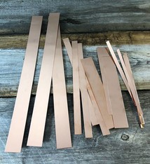 CS20 Copper Strips 20ga (Choose Size)