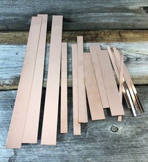 CS22 Copper Strips 22ga (Choose Size)