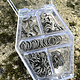 999CF-03 = FINDINGS VARIETY PACK of 112pcs ANTIQUE SILVER COLOR