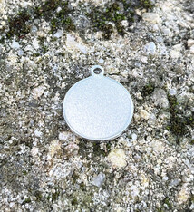 MSAL10916 = Aluminum Soft-Strike Stamping Blank - CIRCLE with RING 1/2'' (Pkg of 24)