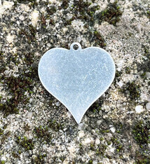 MSAL12820 = Aluminum Soft-Strike Stamping Blank - HEART with RING 7/8'' (Pkg of 6)