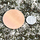 MSC10824 = COPPER SHAPE - ROUND 1-1/2'' dia (24ga) (Pkg of 6)