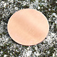 MSC10824 = COPPER SHAPE - ROUND 1-1/2'' dia (24ga) (Pkg of 6)