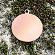 MSC11524 = COPPER SHAPE - ROUND with RING 24ga 3/4''  (Pkg of 6)