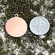 MSC11524 = COPPER SHAPE - ROUND with RING 24ga 3/4''  (Pkg of 6)