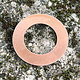 MSC17024 = Copper Washer 24ga 1-1/4'' x3/4'' ID (Pkg of 6)