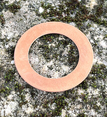 MSC18324 = Copper Washer 24ga 1-3/8'' diameter PKG/6pcs