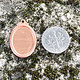 MSC20924 = Copper Shape - Oval with Ring  24ga 22 x 17mm (Pkg of 6)