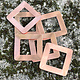 MSC30824 = COPPER SHAPE - SQUARE WASHER 24ga 1-1/8'' x11/16''  ID (Pkg of 6)