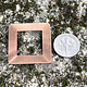 MSC30824 = COPPER SHAPE - SQUARE WASHER 24ga 1-1/8'' x11/16''  ID (Pkg of 6)