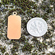 MSC36524 = Copper Shape Rectangle with Ring 24ga 1'' x 7/16''  (Pkg of 6)
