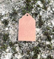 MSC36724 = Copper Shape Rectangle with Ring 1/2'' x 13/16'' (24ga) (Pkg of 6)