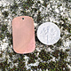 MSC37224 = COPPER SHAPE - DOG TAG 1-1/8'' x 5/8'' (24ga) (Pkg of 10)