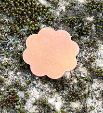 MSC40224 = COPPER SHAPE - FLOWER 19.2mm (24ga) (Pkg of 6)