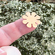 MSC40524 = COPPER SHAPE - FLOWER  24ga 15/16'' (Pkg of 6)