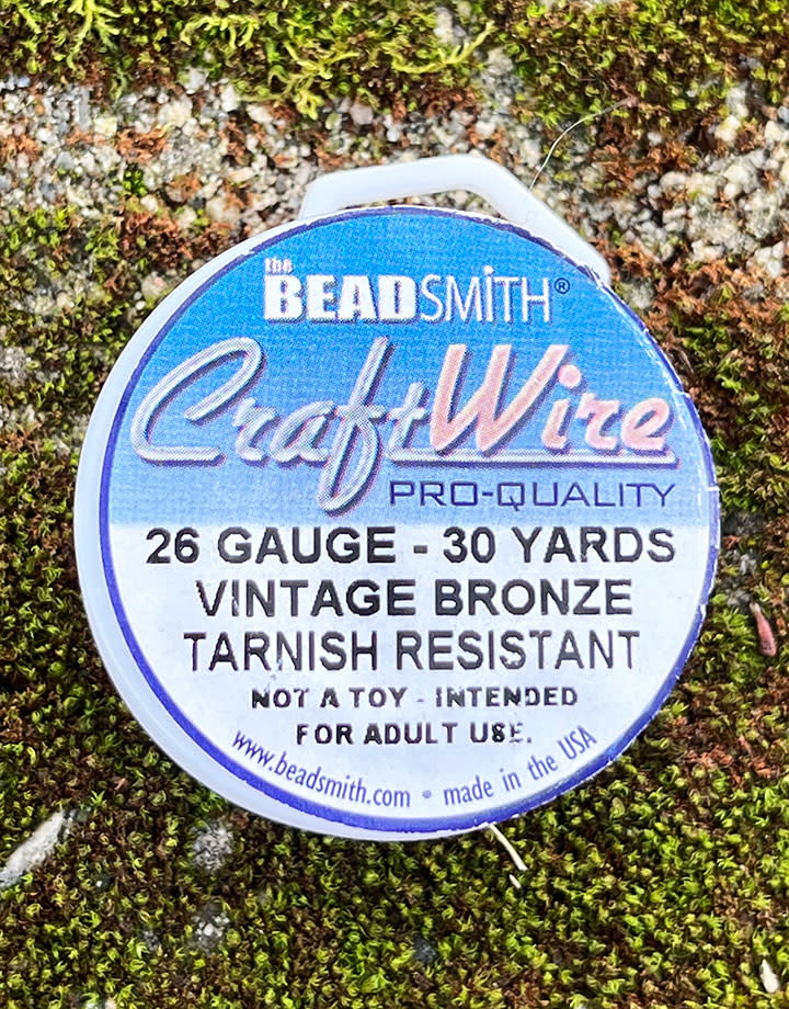 WR6726V = Craft Wire Vintage Bronze Color 26ga 30 YARDS