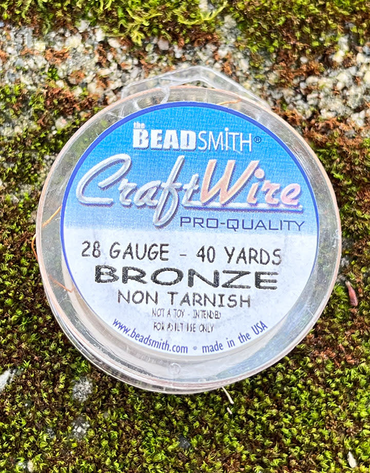 WR6728B = Craft Wire Bronze Color Round 28ga 40 YARDS