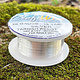 WR6728S = CRAFT WIRE TARNISH RESISTANT SILVER ROUND WIRE 28ga 15 YARDS