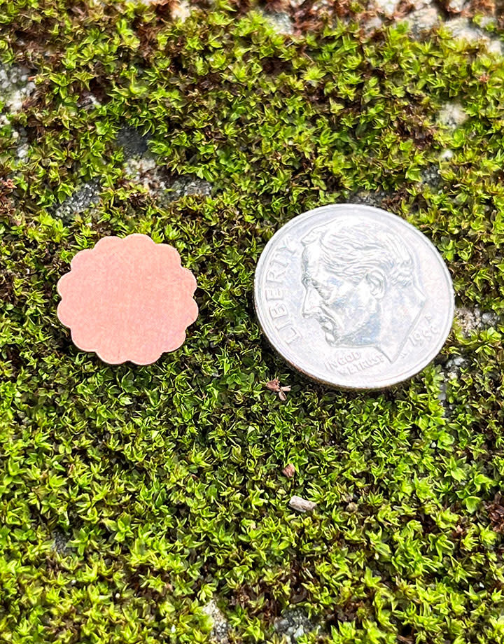 MSC71324 = Copper Shape - Flower 12mm (Pkg of 6)