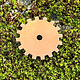 MSC56224 = COPPER SHAPE - GEAR SOLID  24ga 3/4'' (Pkg of 6)