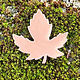 MSC55224 = COPPER SHAPE - LEAF MAPLE  24ga 29mm x 28mm (Pkg of 6)