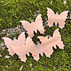 MSC54124 = COPPER SHAPE - BUTTERFLY with RING 24ga 1-3/8'' X 1-1/4''  (Pkg of 6)