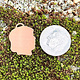 MSC52124 = COPPER SHAPE - Girl Head 20x15mm with Top Loop (24ga) (Pkg of 6)