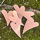 MSC42524 = COPPER SHAPE - HEART 24ga 1-13/16'' x 1-1/8'' (Pkg of 6)