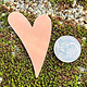 MSC42524 = COPPER SHAPE - HEART 24ga 1-13/16'' x 1-1/8'' (Pkg of 6)