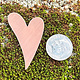 MSC42624 = COPPER SHAPE - HEART 24 ga 1-7/16'' x 1''   (Pkg of 6)