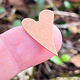 MSC42724 = COPPER SHAPE - HEART 24ga 1'' x 5/8'' (Pkg of 6)