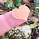 MSC43024 = COPPER SHAPE - HEART 24ga 13/16'' x 7/8''  (Pkg of 6)