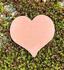 MSC43024 = COPPER SHAPE - HEART 24ga 13/16'' x 7/8''  (Pkg of 6)