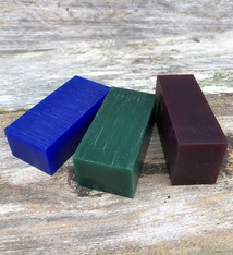 Du-Matt 21.02750 = DuMatt Carving Wax 3 Bars (1/2lb) One of Each Color