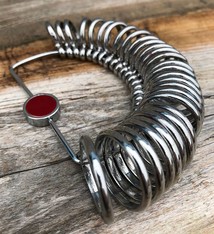 35.0188 = Finger Gauge Metal Half Round