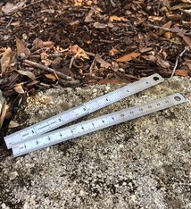 35.510 = RULER - 6" STEEL PER PAIR