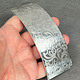SSP34 = Patterned Sterling Silver Sheet ''Nouveau'' 2'' x 6'' (Choose Gauge)