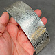 SSP43 = Patterned Sterling Silver Sheet ''Paisley Garden'' 2'' x 6'' (Choose Gauge)